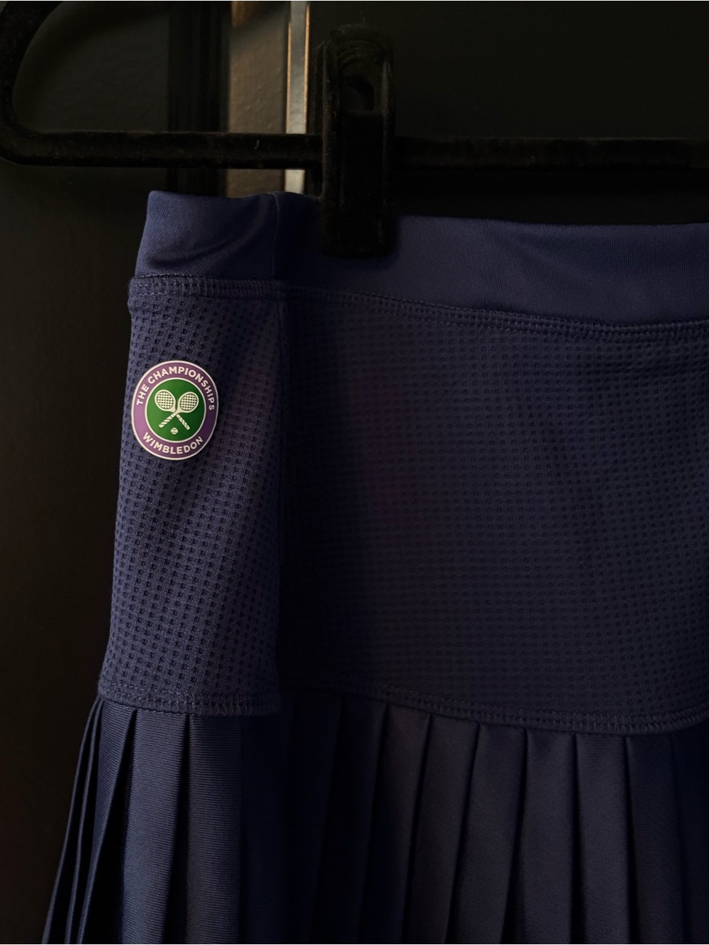 Wimbledon Pleated Tennis Skirt Navy Blue Size S